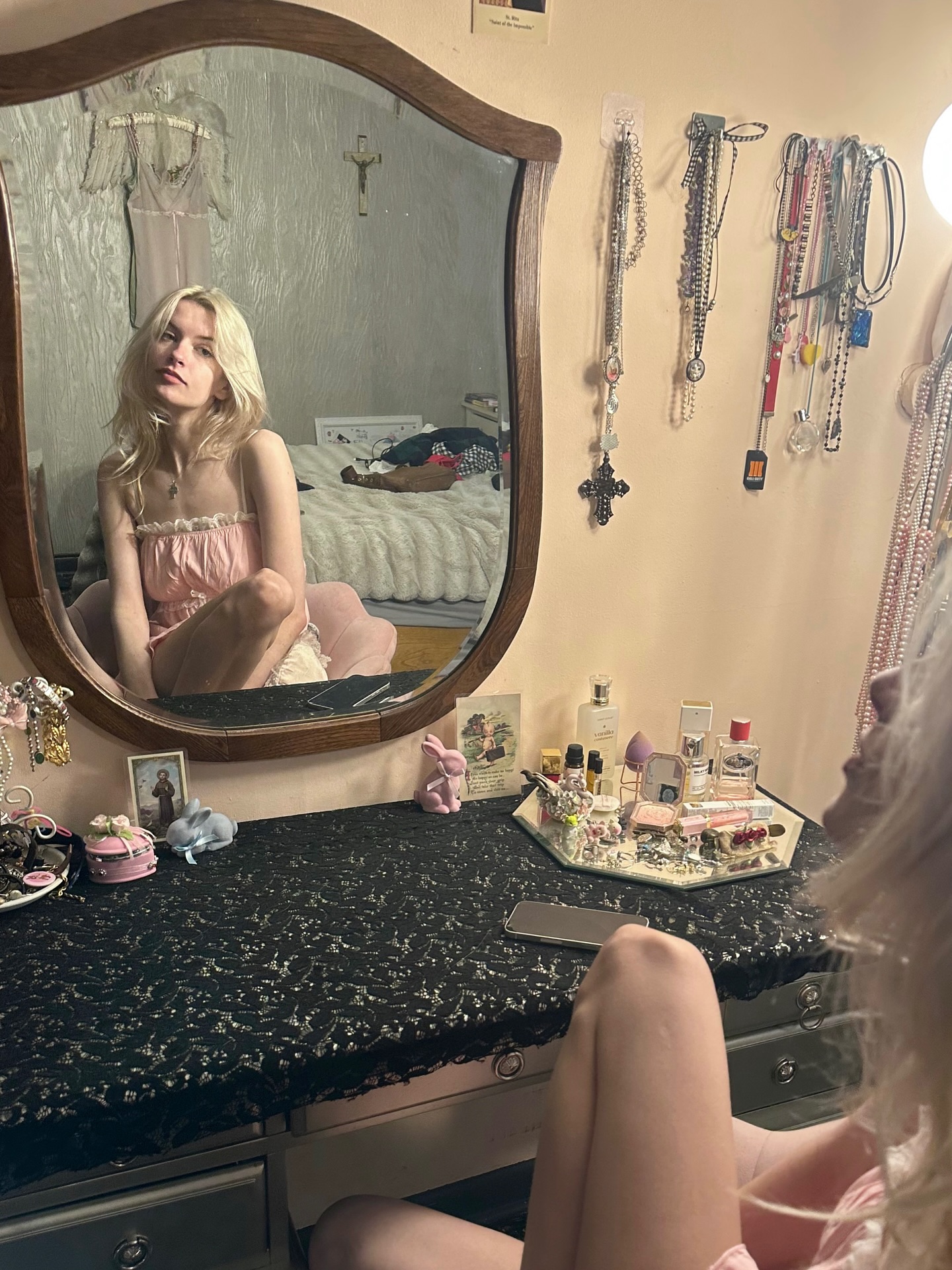 Vanity mirror moment