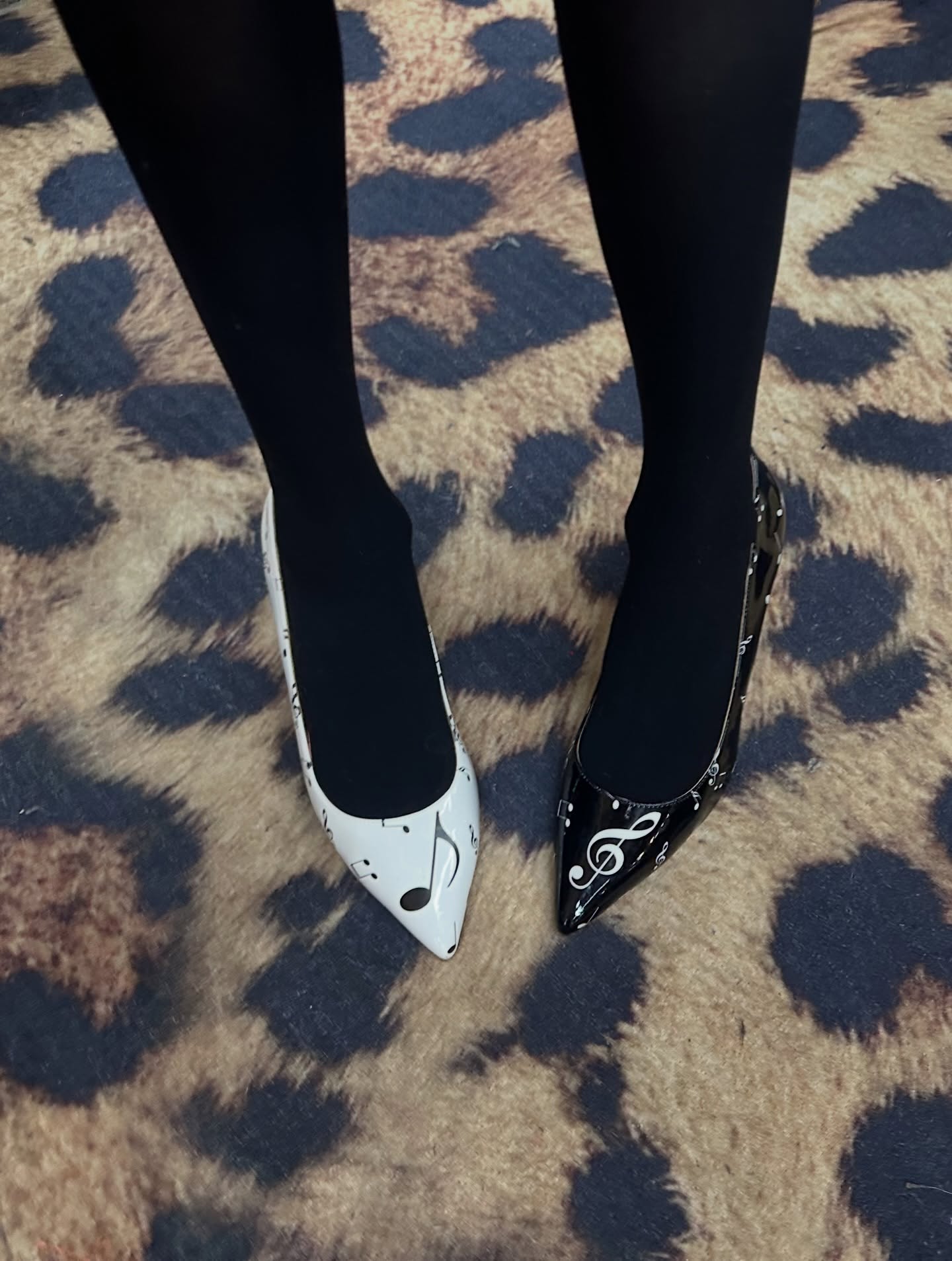 Music note heels