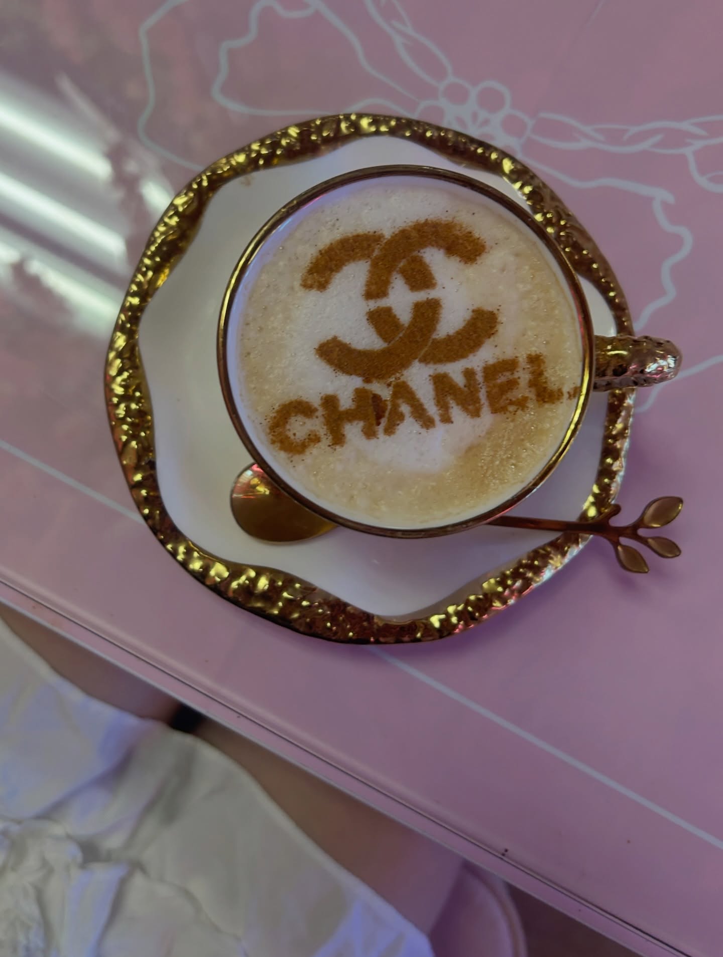 Chanel latte art